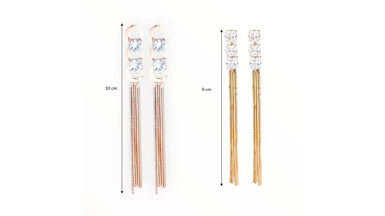 O'dazzle Long & Latest Earrings - VIII